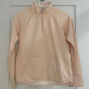 Athleta Girl Size 12 Pink Quarter Zip
